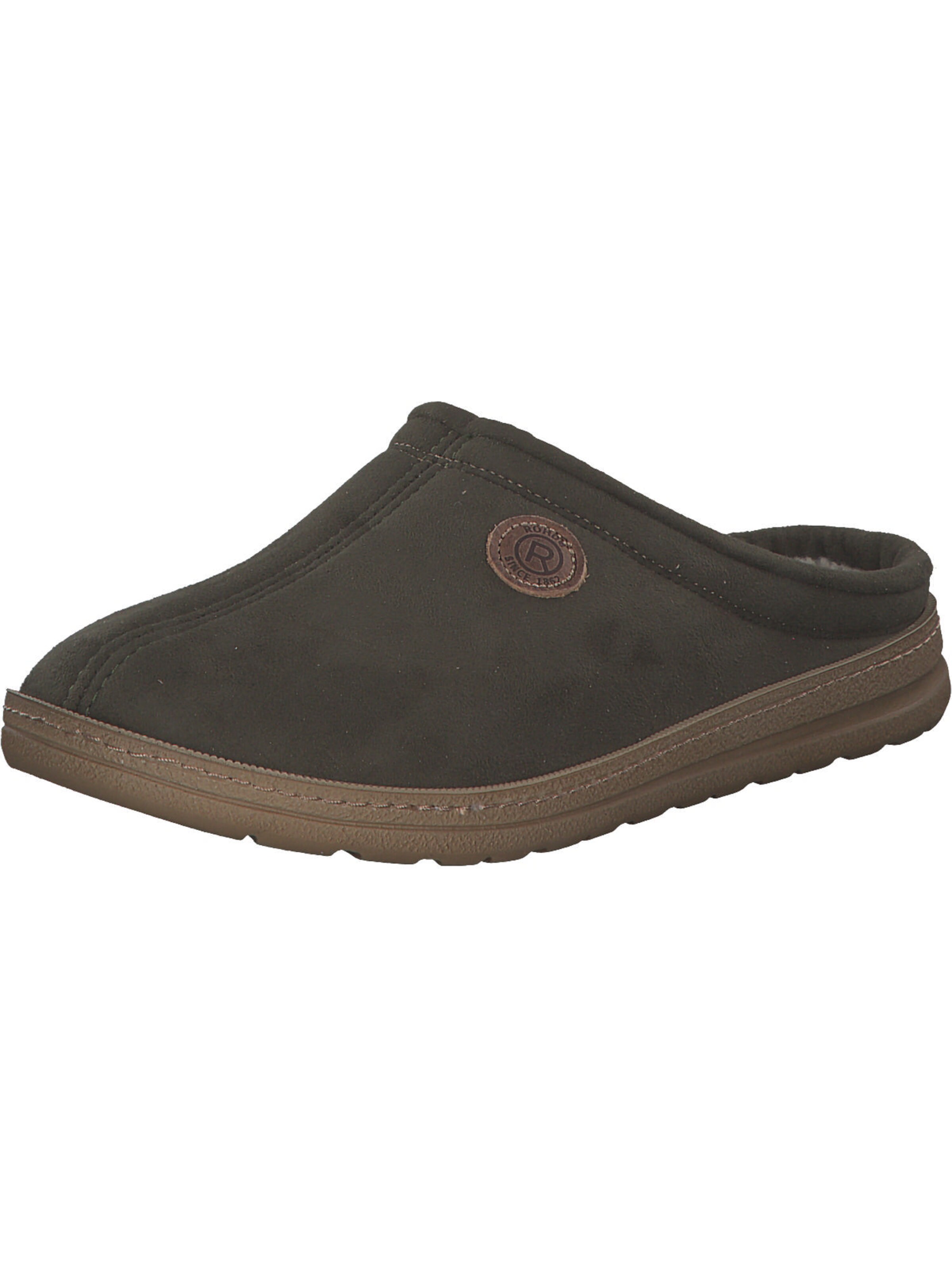 ROHDE Hausschuh 'Asiago' in Grün: Vorderseite