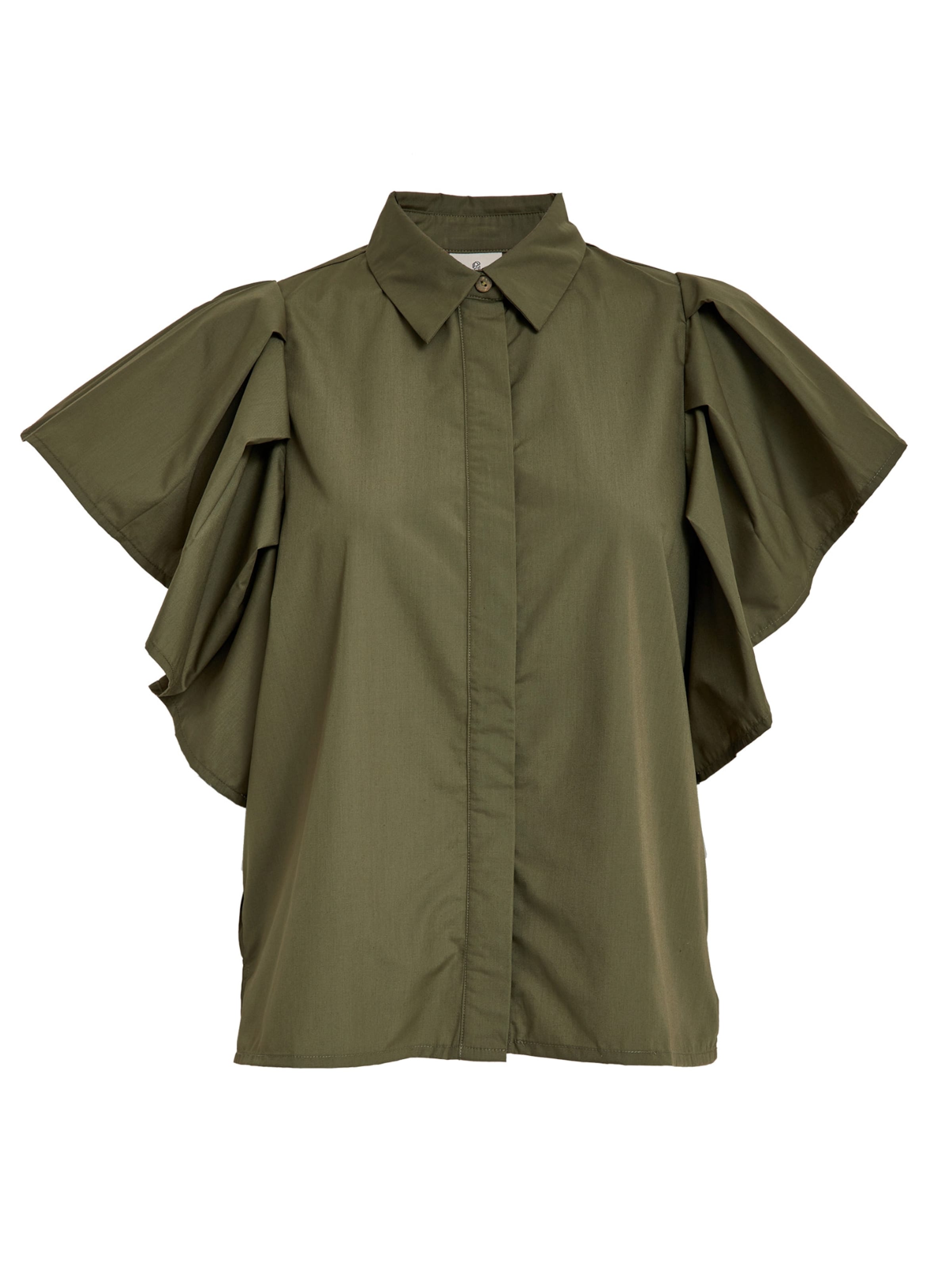 Peppercorn - Blusa en verde: frente
