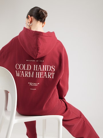 Pegador Bluza rozpinana 'LANCY' w kolorze czerwony: przód