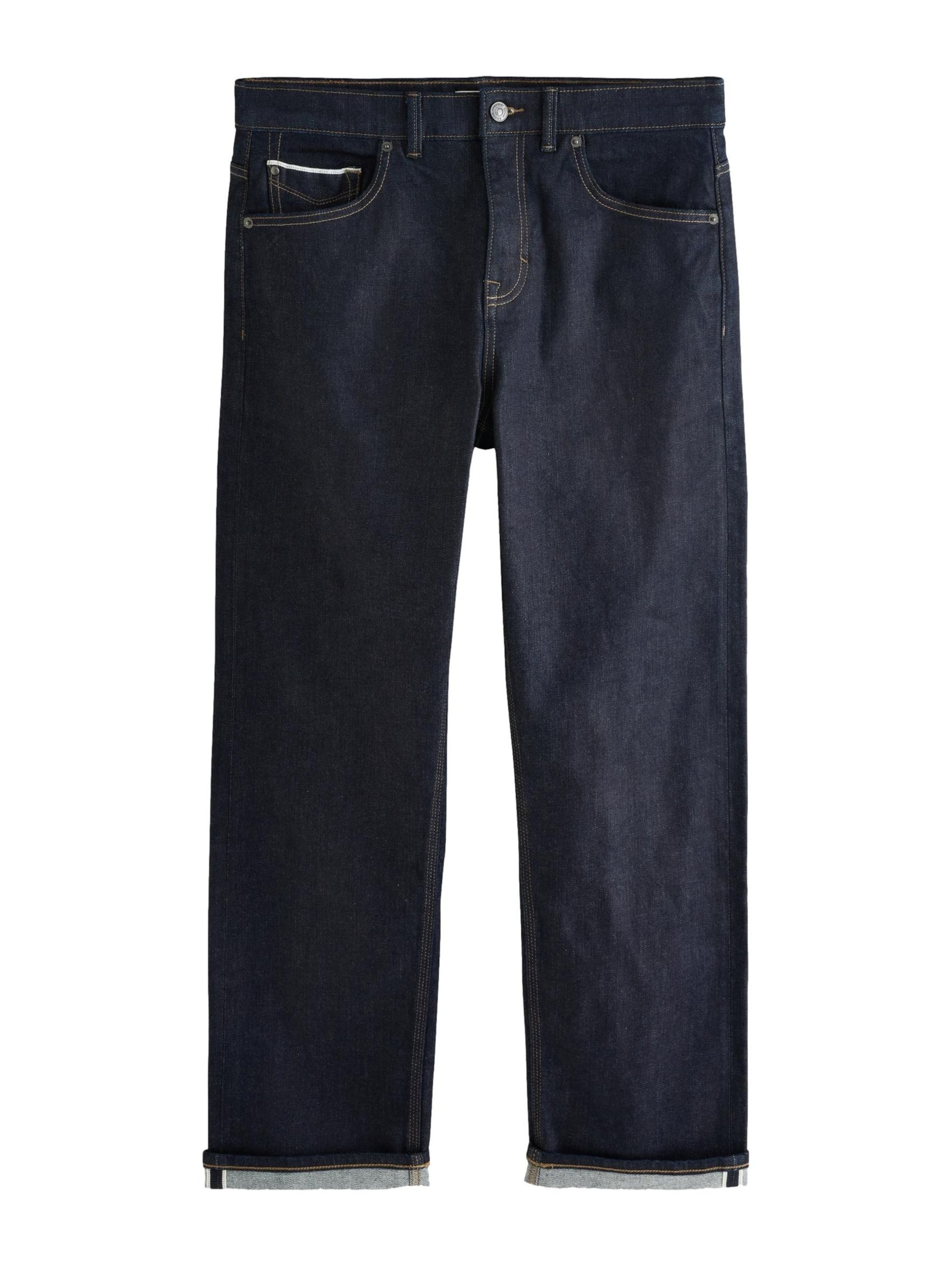 Next Regular Jeans i blå: framsida