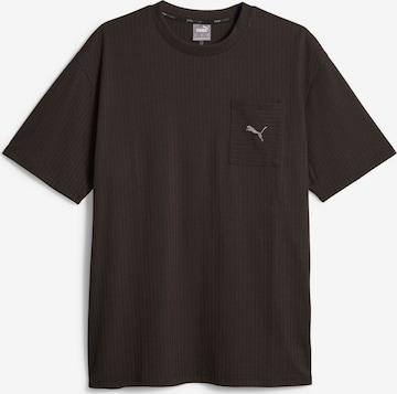 PUMA - Camiseta funcional 'RECHARGE' en negro: frente