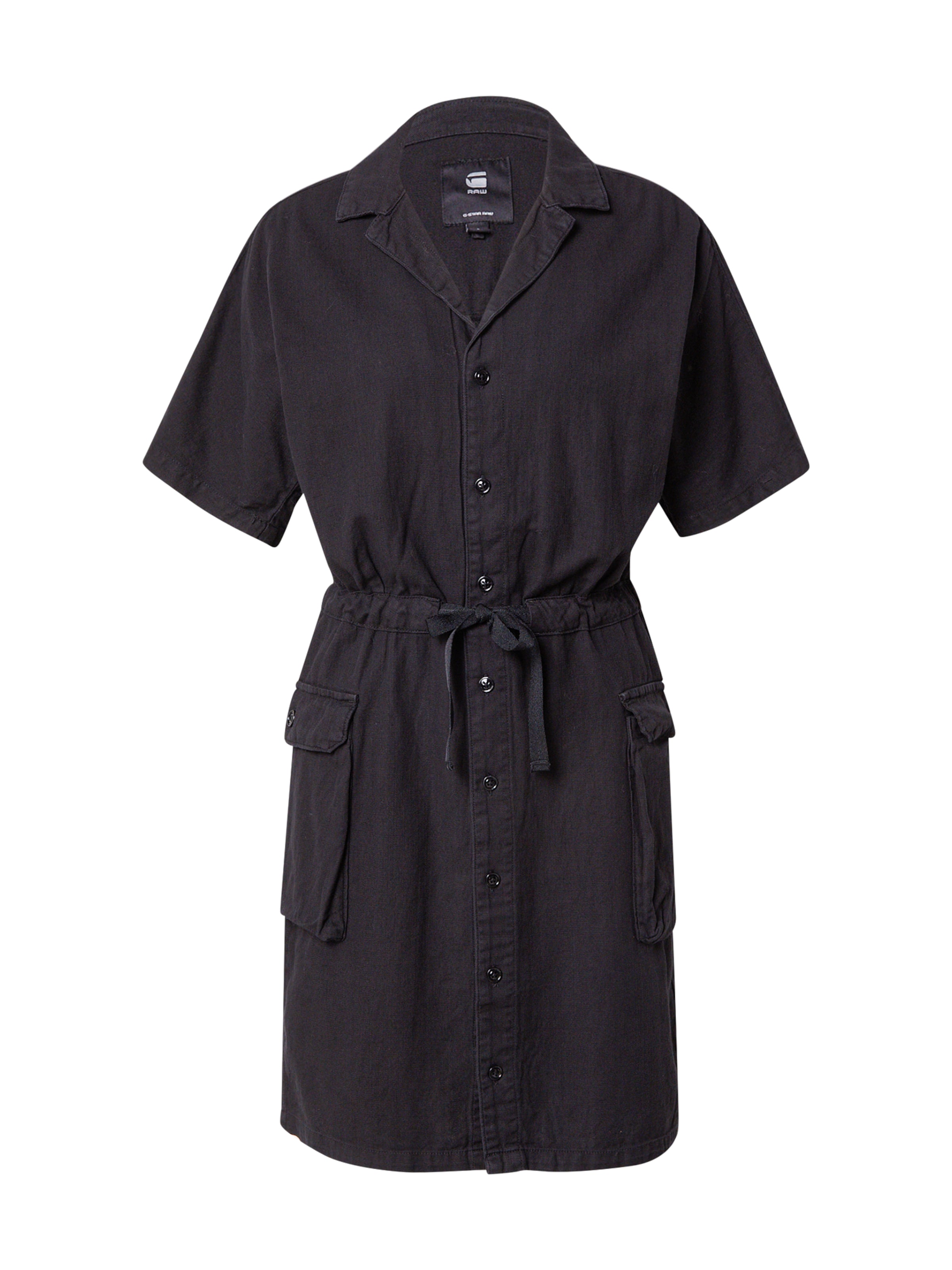 G-STAR - Vestido em preto: frente