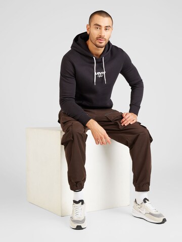 LEVI'S ® Majica 'Standard Graphic Hoodie' | črna barva