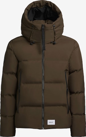 khujo Winterjacke 'Wesh2' in Grün: Vorderseite