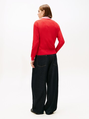 TOMMY HILFIGER Pullover in Rot