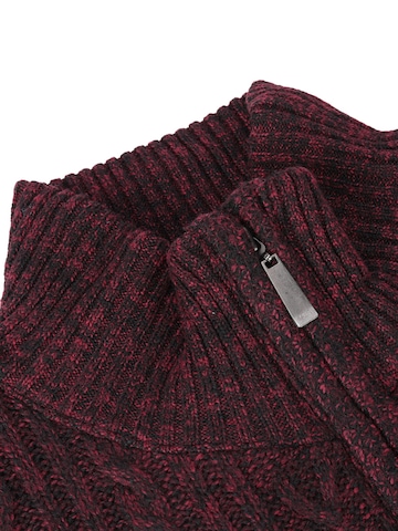 YOUTHUP Strickjacke 'Wertigkeit'‌‌ in Rot