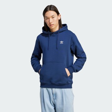 ADIDAS ORIGINALS Sweatshirt 'Trefoil Essentials' in Blau: predná strana