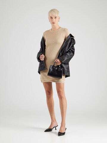 Abito in maglia di Abercrombie & Fitch in beige