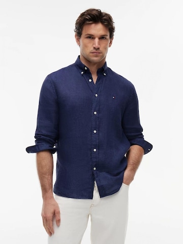 TOMMY HILFIGER Comfort fit Button Up Shirt in Blue: front