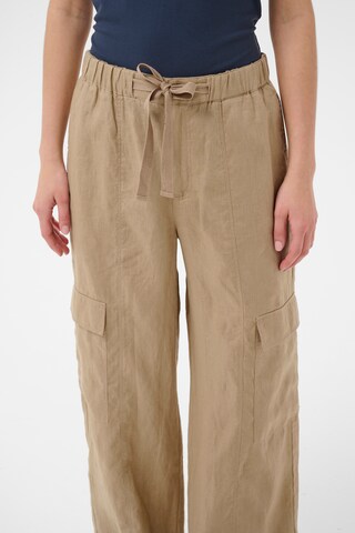 Part Two Wide leg Broek 'Atena' in Beige