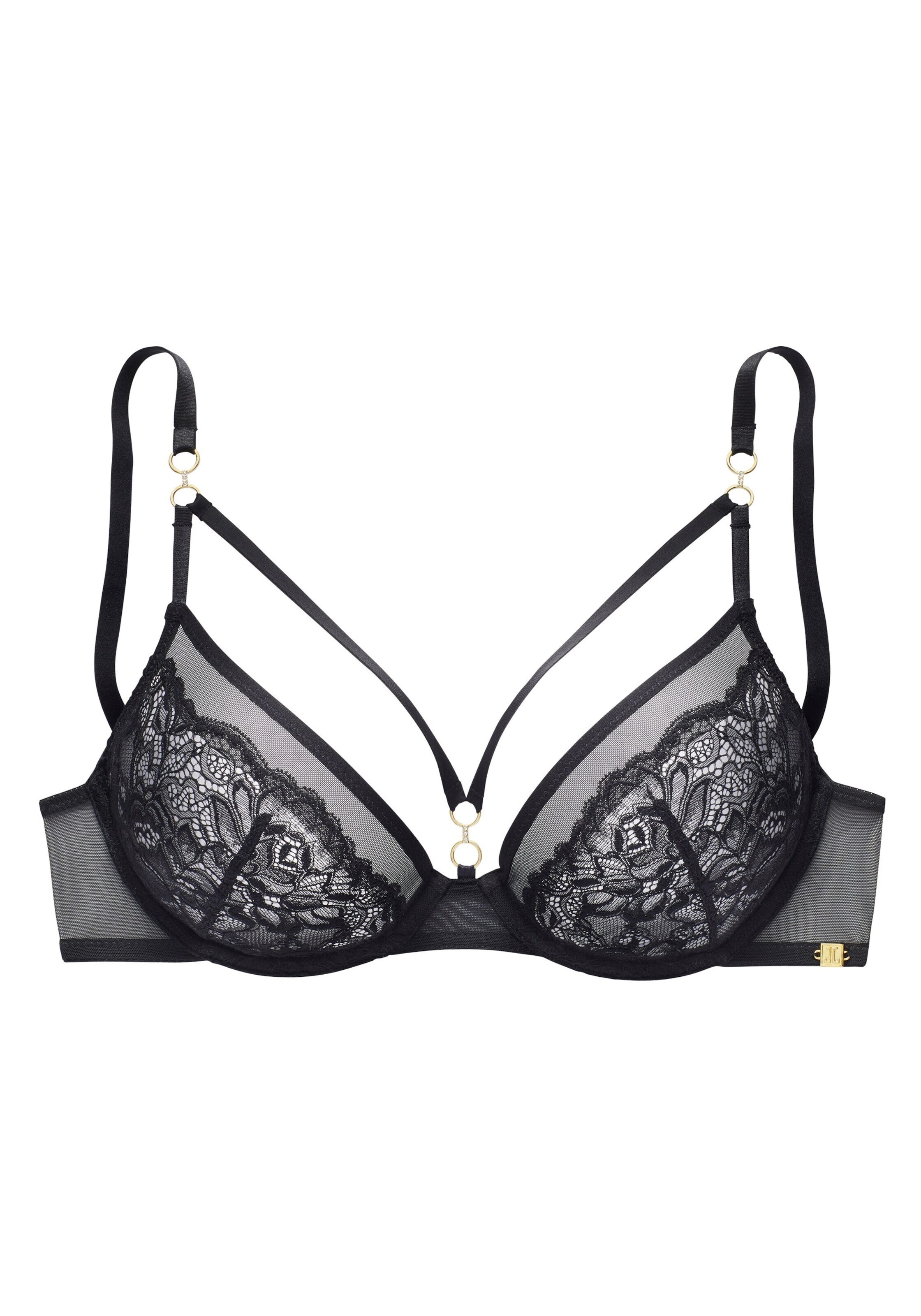 JETTE - Sujetador en negro: frente