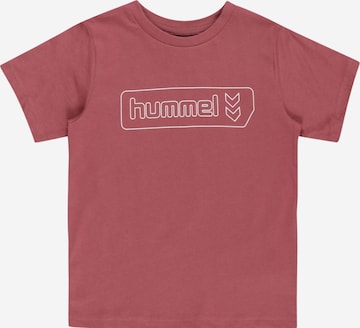 Hummel Shirts 'TOMB' i rød: forside