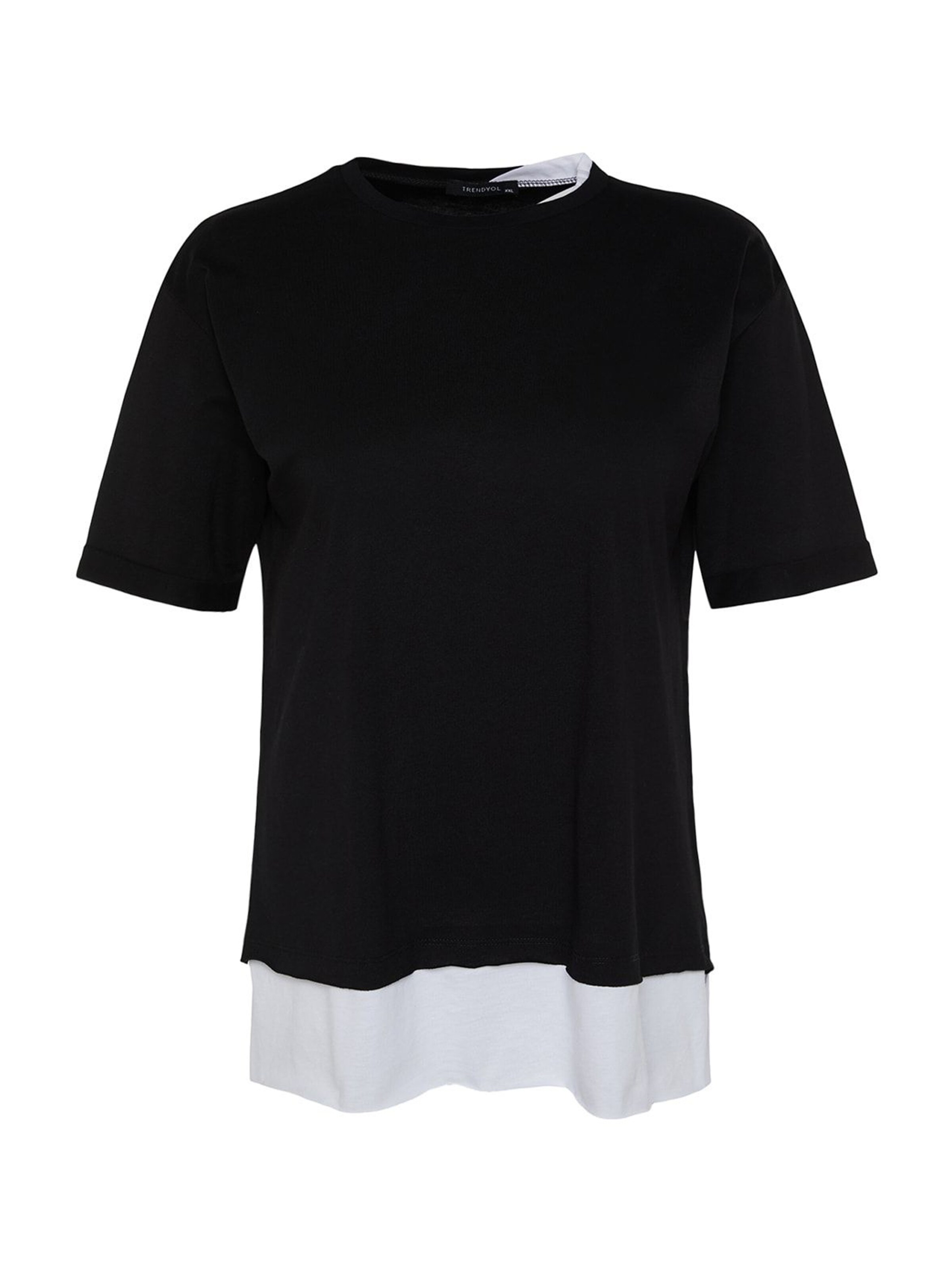 Trendyol Curve Shirts i sort: forside