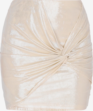 faina - Falda 'Festive' en beige: frente