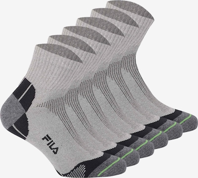 FILA Socken in grau / grün / schwarz, Produktansicht