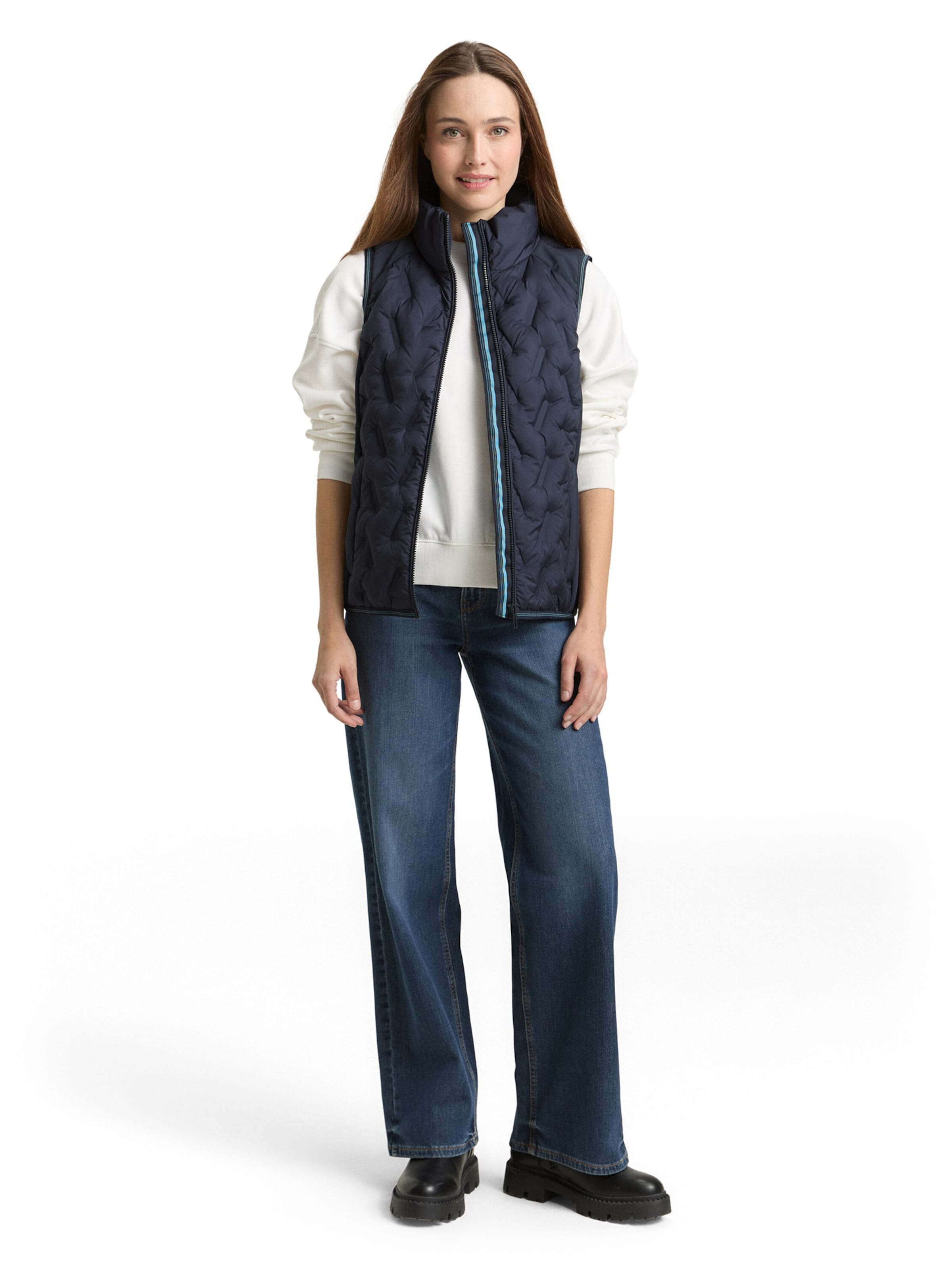 TOM TAILOR Жилетка в Синий