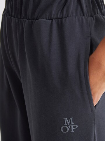 Marc O'Polo Pyjamahose ' Heavy Jersey ' in Blau