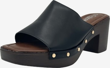 Nowaland Mules in Black: front