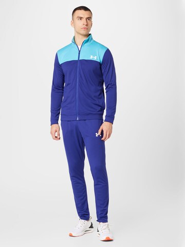 Survêtement UNDER ARMOUR en bleu : devant