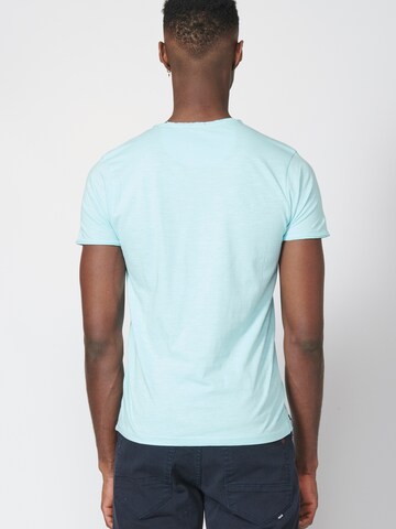 KOROSHI T-Shirt in Blau