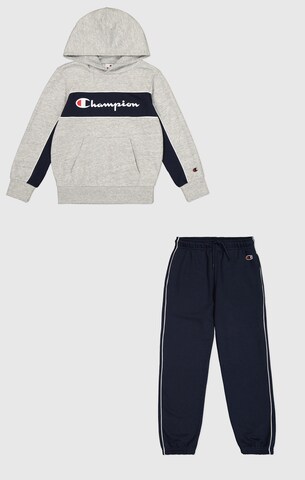 Champion Authentic Athletic Apparel Sweatsuit in Blue: front