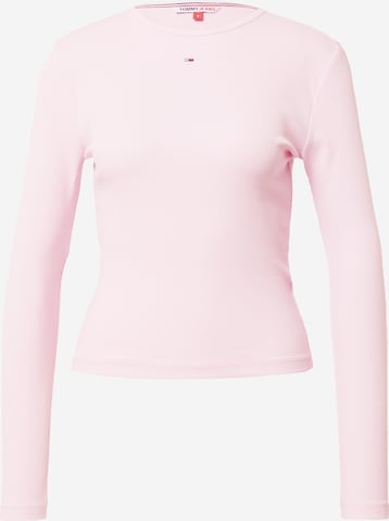 Tommy Jeans - Camiseta en rosa: frente