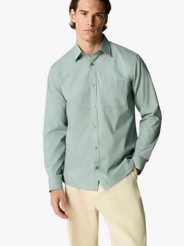 Next Regular fit Overhemd in Groen: voorkant