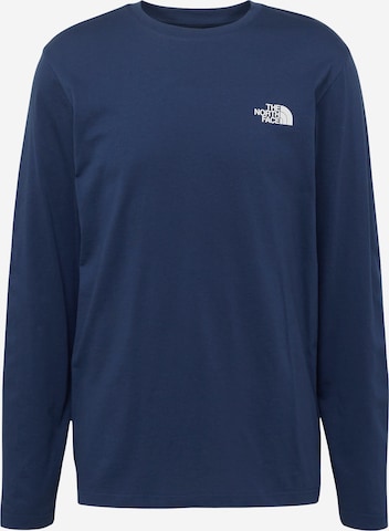 THE NORTH FACE Shirt in Blau: predná strana