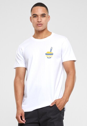 Mister Tee Bluser & t-shirts 'Send Noods' i hvid: forside
