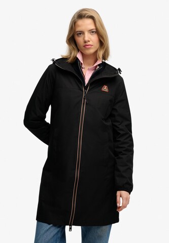 Superdry Tussenjas in Zwart: voorkant