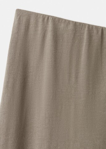 MANGO Pajama Pants 'Kiki' in Brown
