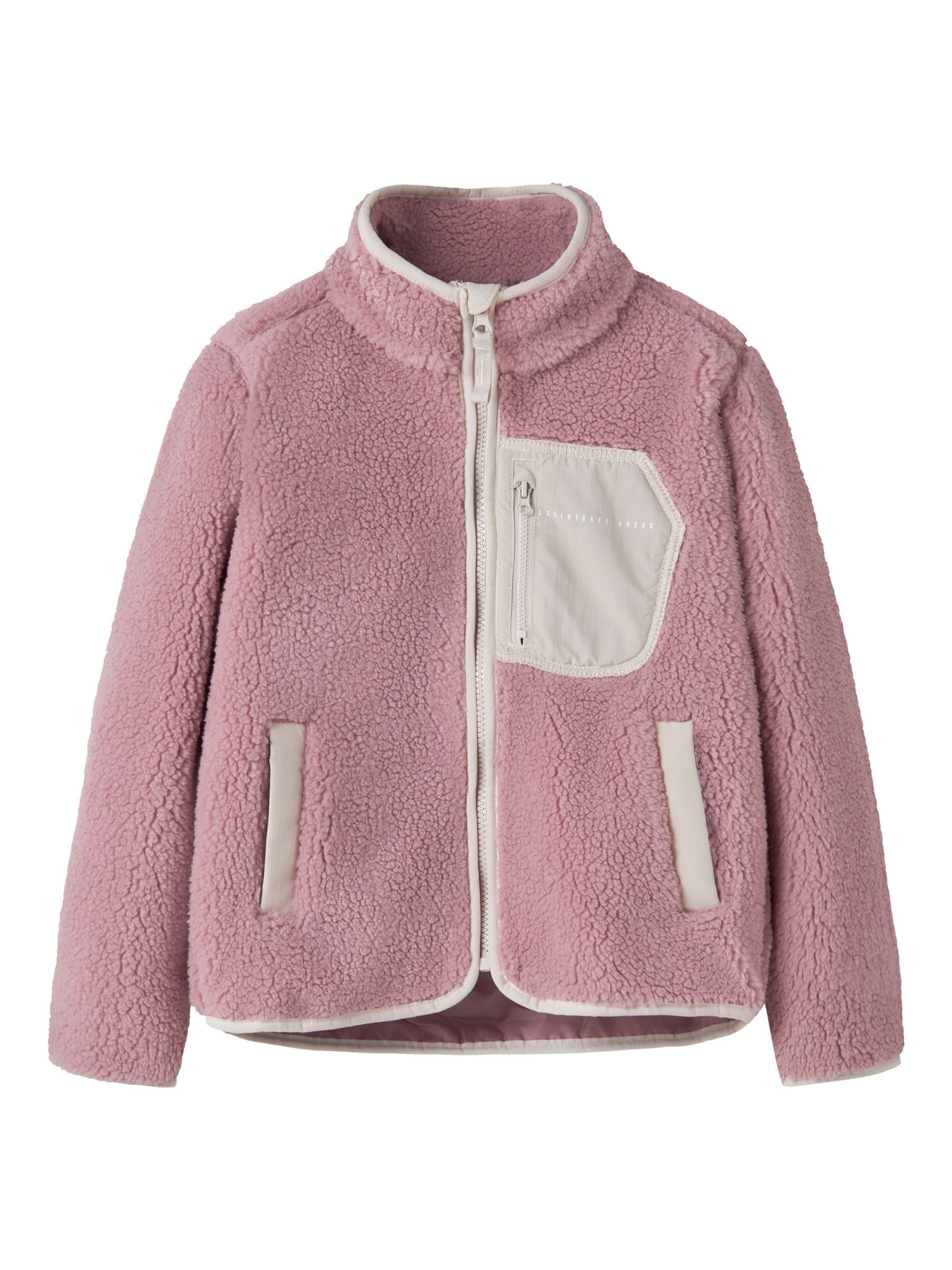 NAME IT Fleece jacket 'NKNMattia' in Pink: front