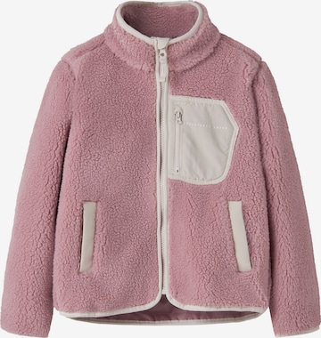 NAME IT Fleece Jacket 'NKNMattia' in Pink: front