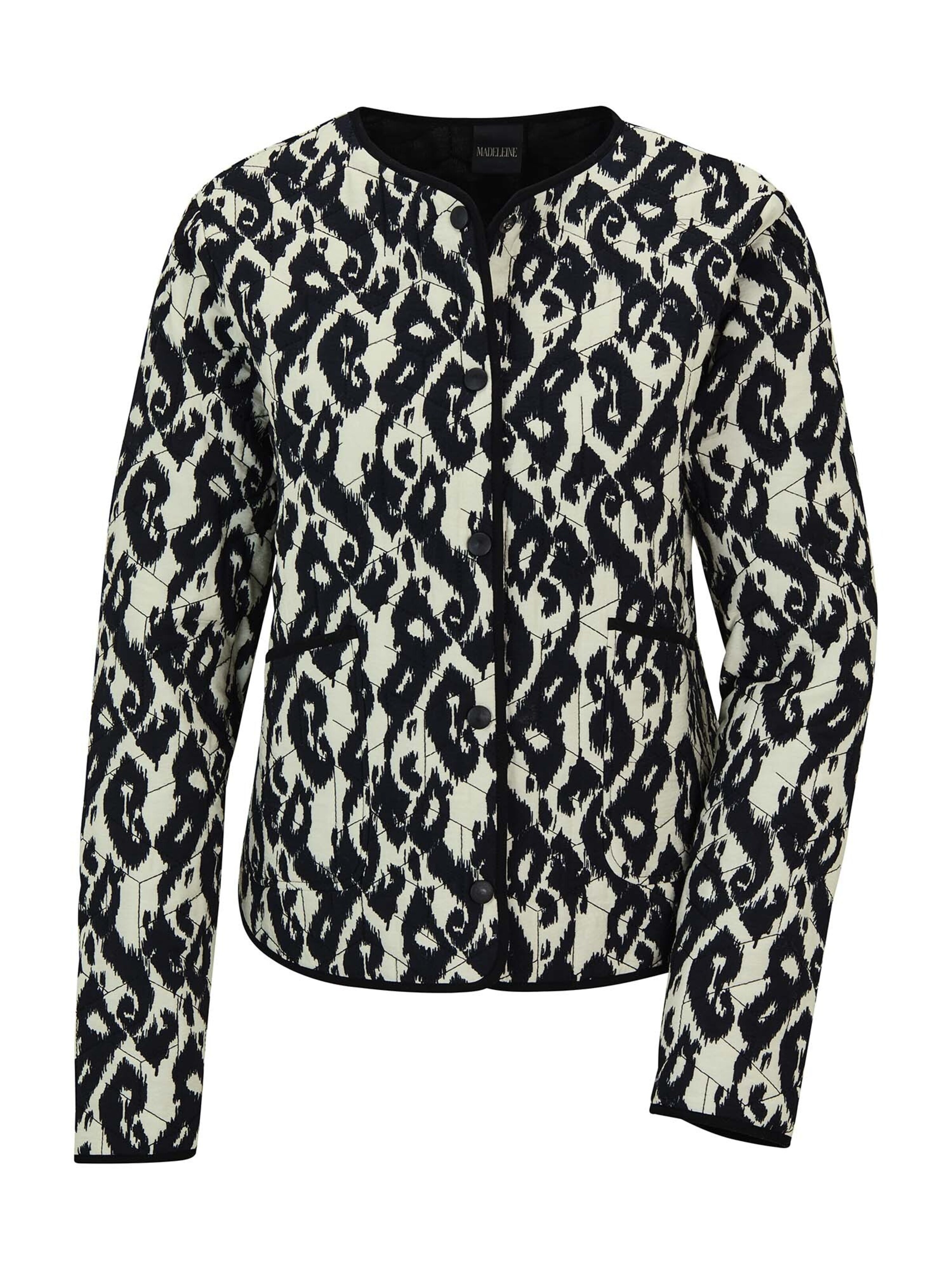 MADELEINE Tussenjas in Zwart: voorkant