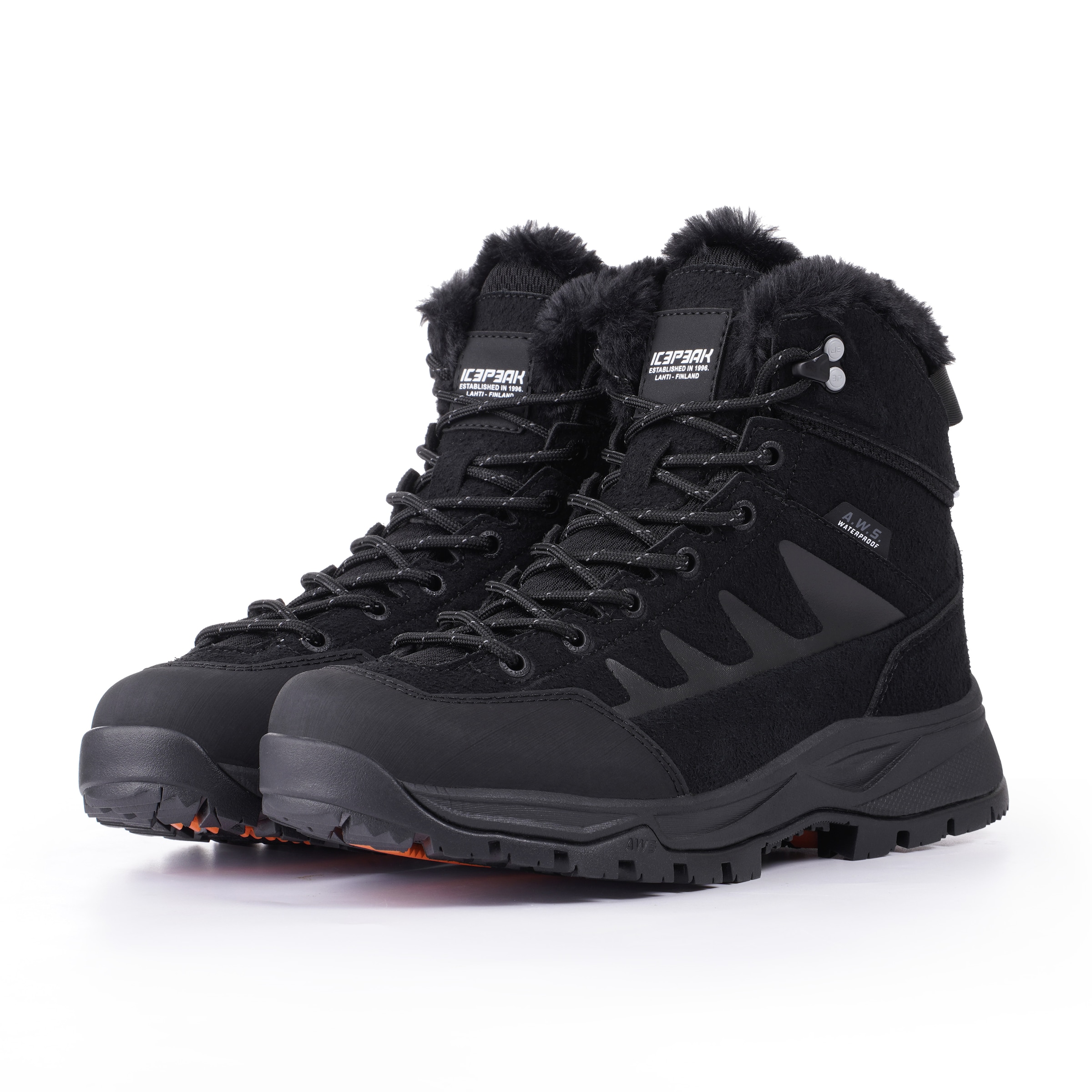 ICEPEAK Stiefel in Schwarz