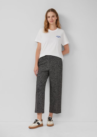 Wide Leg Pantalon s.Oliver en noir