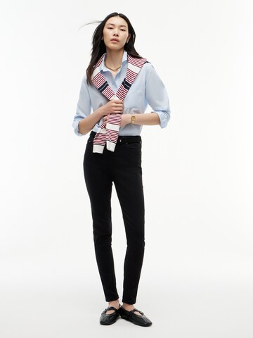Tommy Jeans Skinny Kavbojke 'NORA' | modra barva