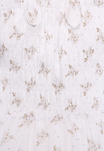 Robe usha BLACK LABEL en blanc