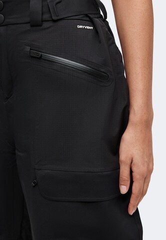 THE NORTH FACE Loosefit Sportbroek 'POWSTAR' in Zwart