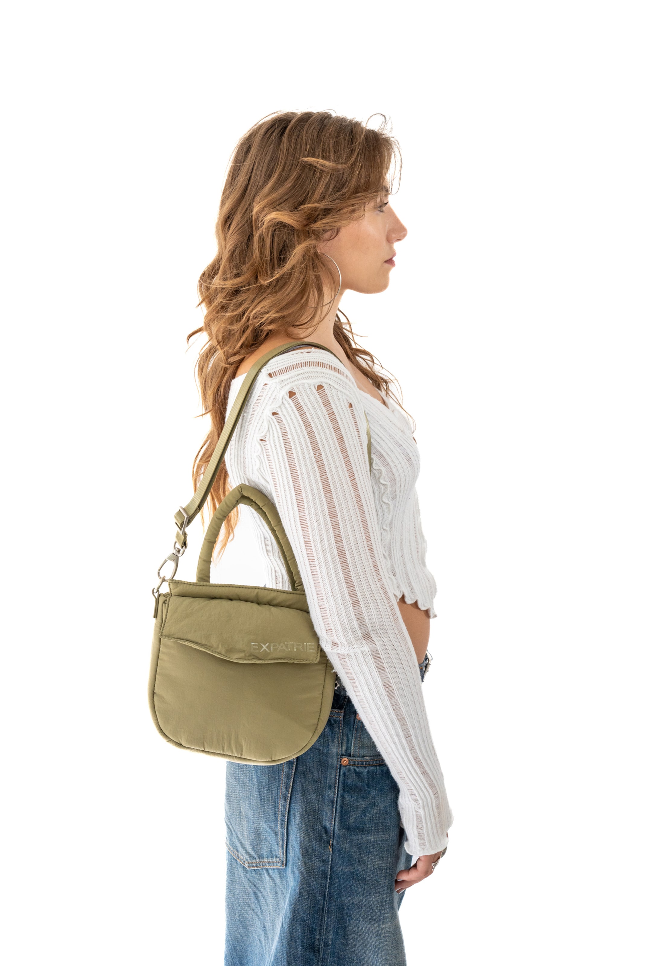 Sacs à main 'Poppy Small' Expatrié en vert : devant