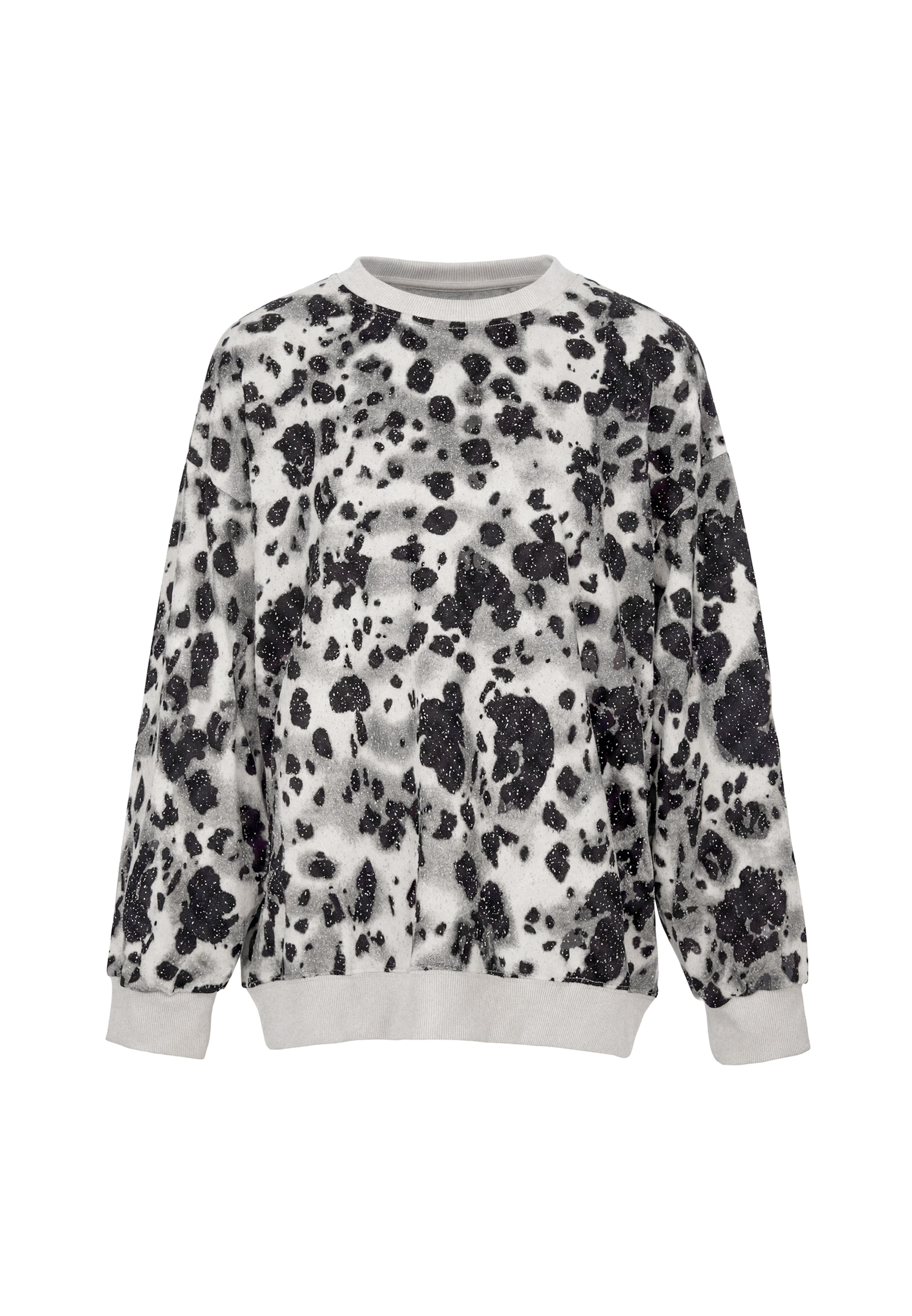 Sweat-shirt myMo ROCKS en beige : devant