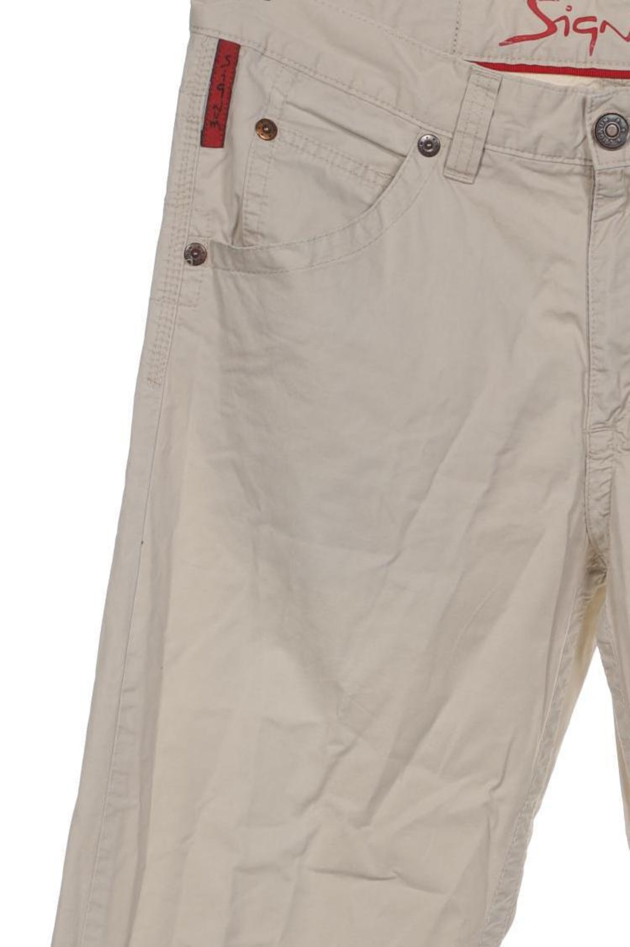 SIGNUM Stoffhose 34 in Beige