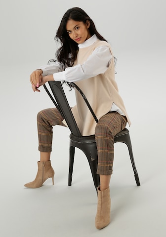 Aniston SELECTED Pullunder in Beige