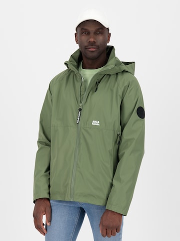 Alife and Kickin Between-Season Jacket 'ArnoAK' in Green: front