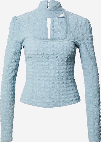 mėlyna Ema Louise x ABOUT YOU Marškinėliai 'Elna': priekis