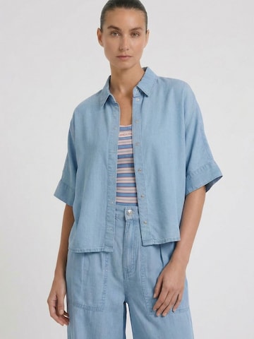 OUI Bluse in Blau: Vorderseite