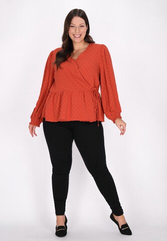 Usha - Blusa en naranja