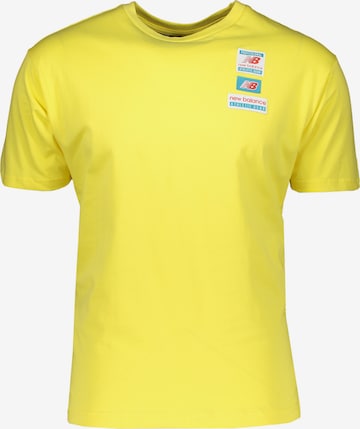 new balance T-Shirt in Gelb: predná strana