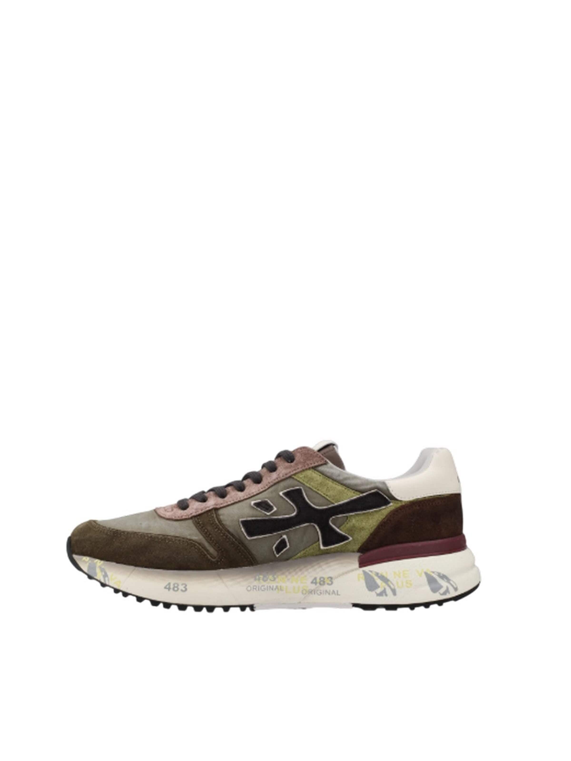 Premiata Sneakers in Green: front