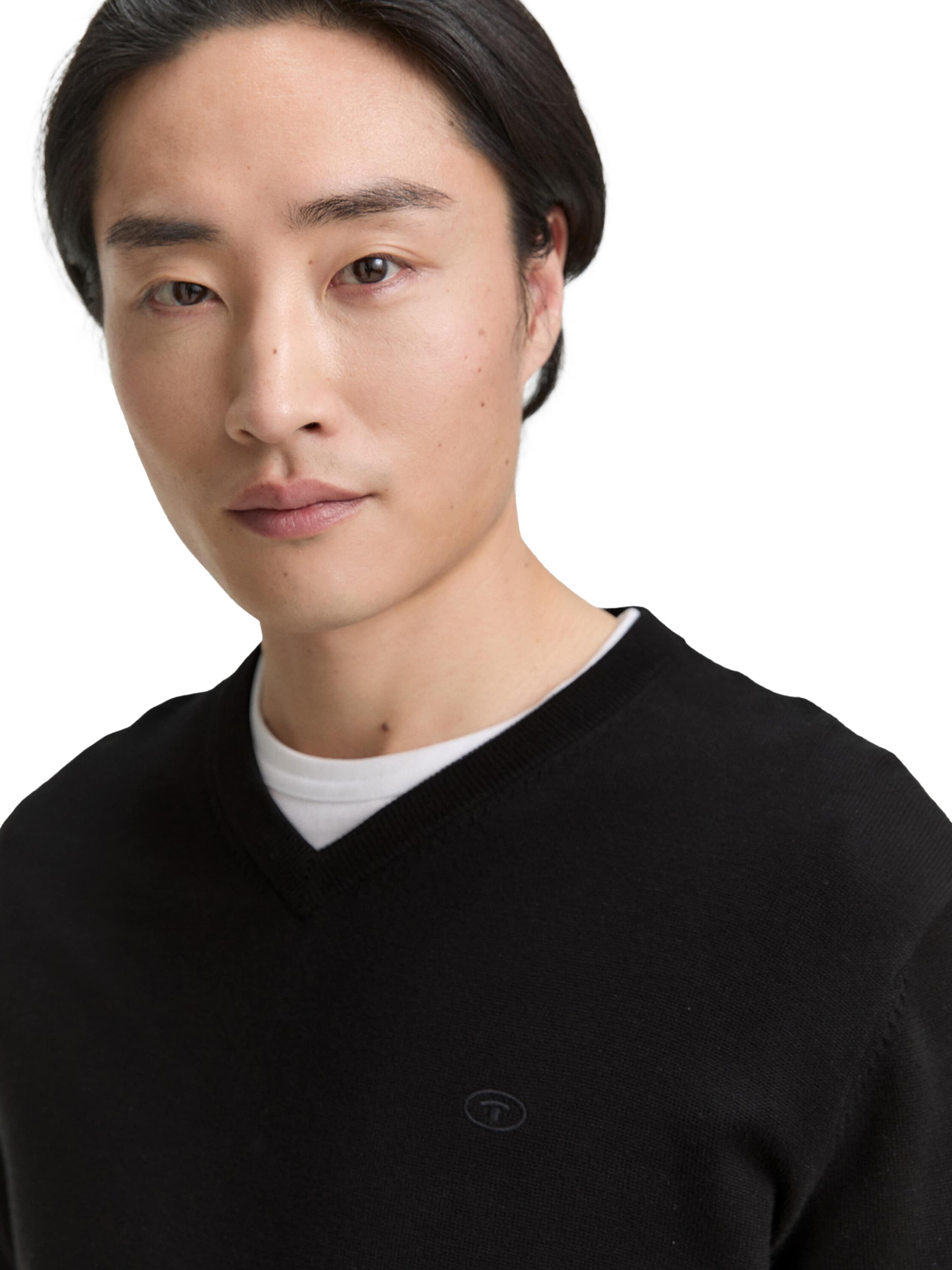 TOM TAILOR Свитер в Черный